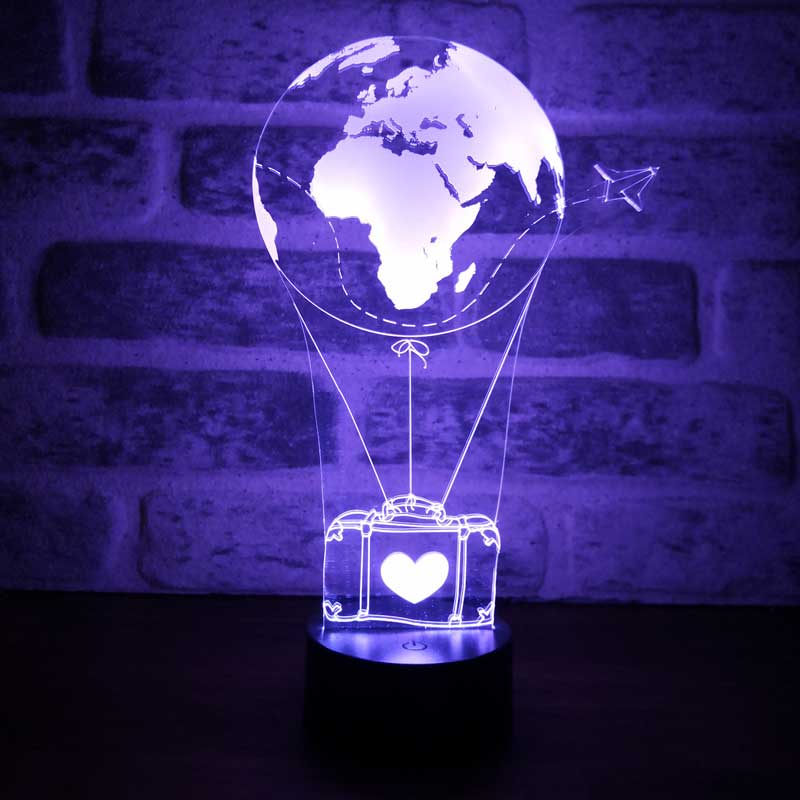 3D Travel Balloon Led Lamp