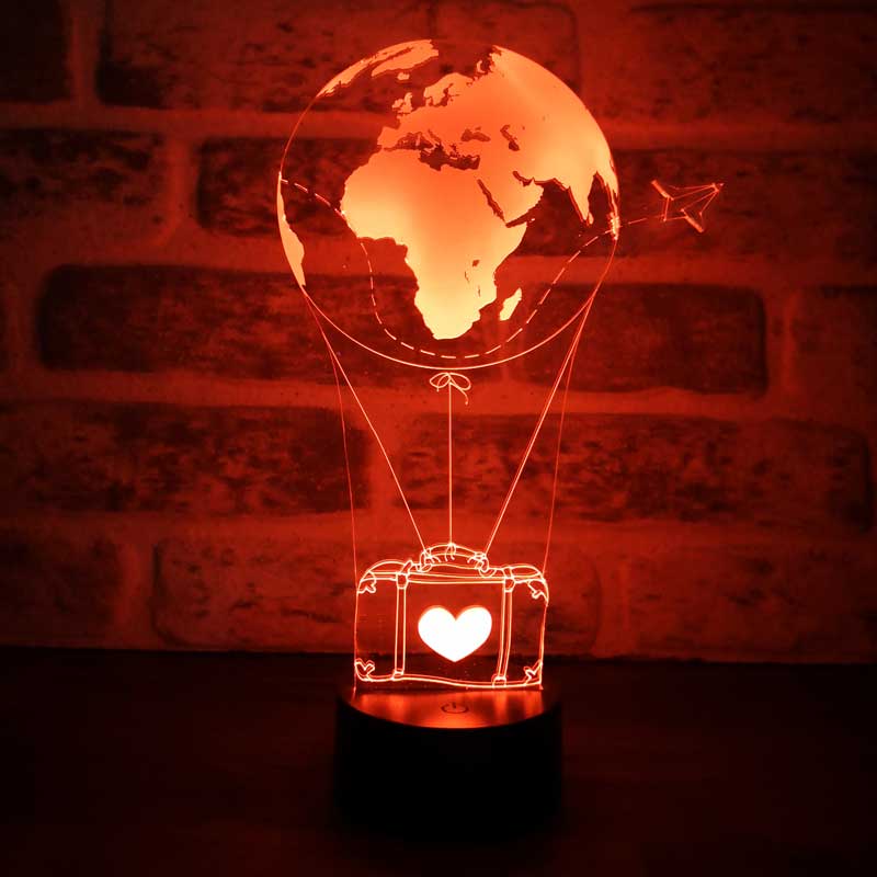 3D Travel Balloon Led Lamp