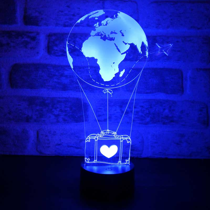3D Travel Balloon Led Lamp