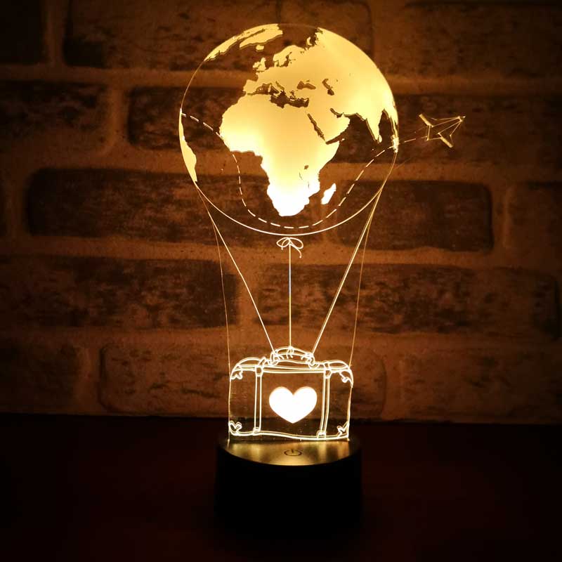 3D Travel Balloon Led Lamp
