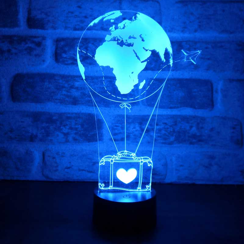 3D Travel Balloon Led Lamp
