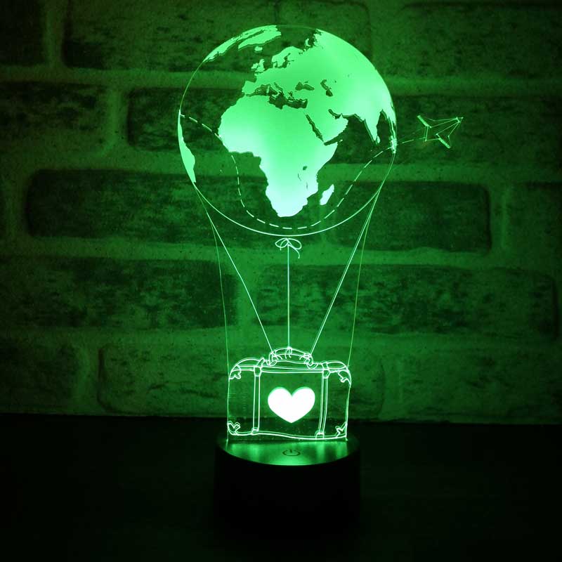 3D Travel Balloon Led Lamp