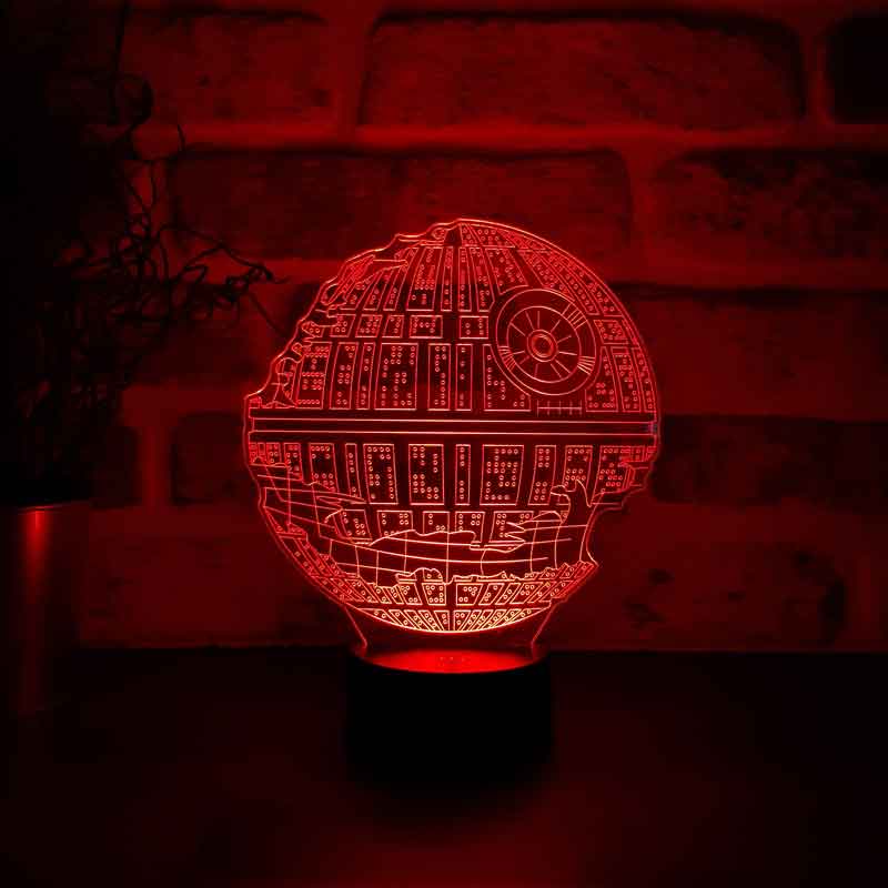 3D STAR WARS DESTROYED LED Night Light