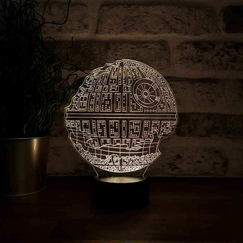 3D STAR WARS DESTROYED LED Night Light