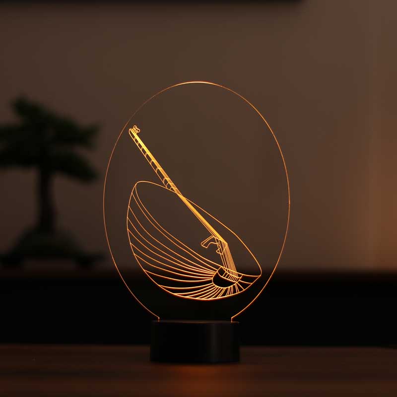 3-D Drum LED Lamp