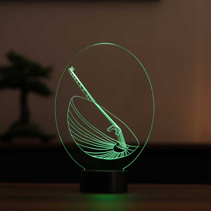 3-D Drum LED Lamp