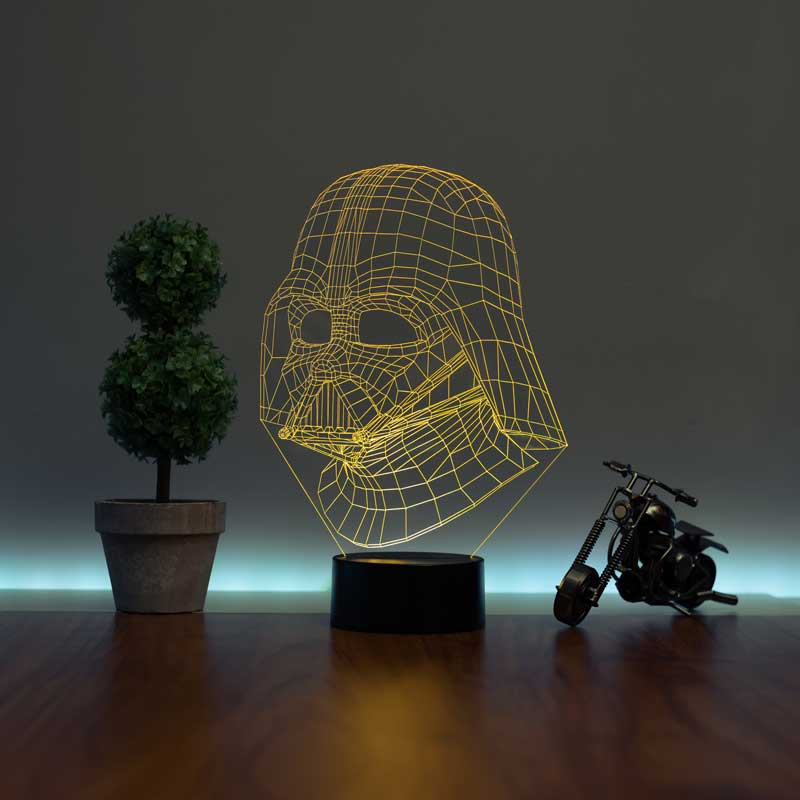 3D Darth Vader LED Lamp
