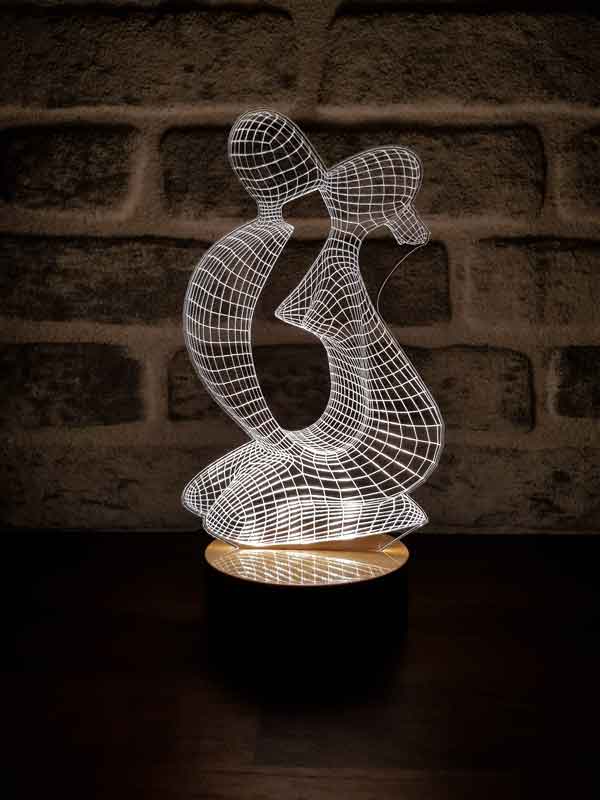 3D Valentines Gift Night Light