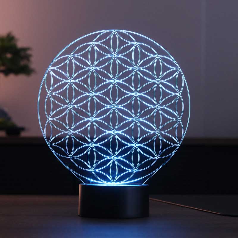Flower of Life Figured Decorative Gift Led Table Lamp | BYLAMP