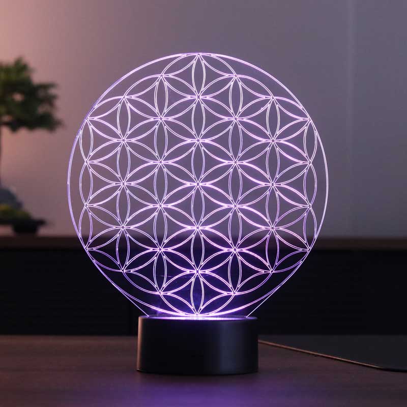Flower of Life Figured Decorative Gift Led Table Lamp | BYLAMP