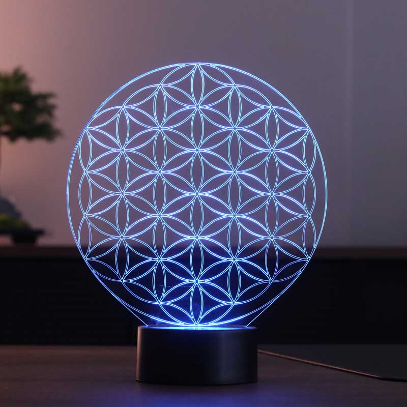 Flower of Life Figured Decorative Gift Led Table Lamp | BYLAMP