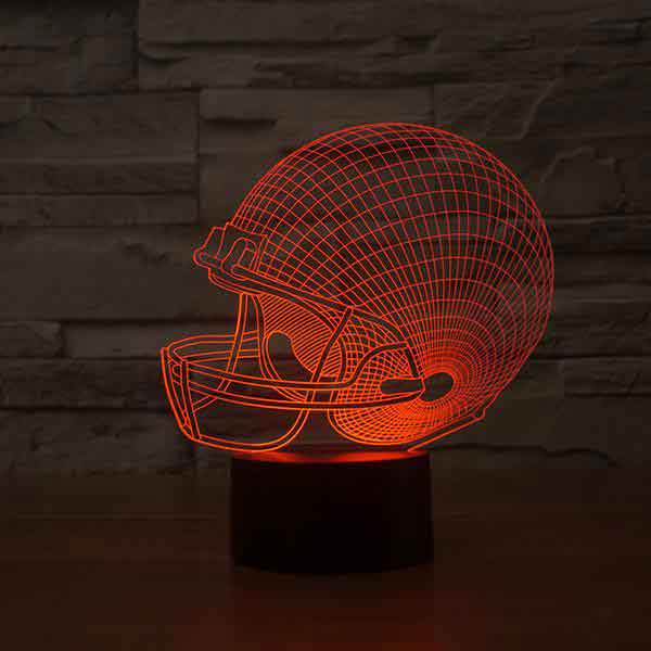 3D Helmet Led Table Lamp