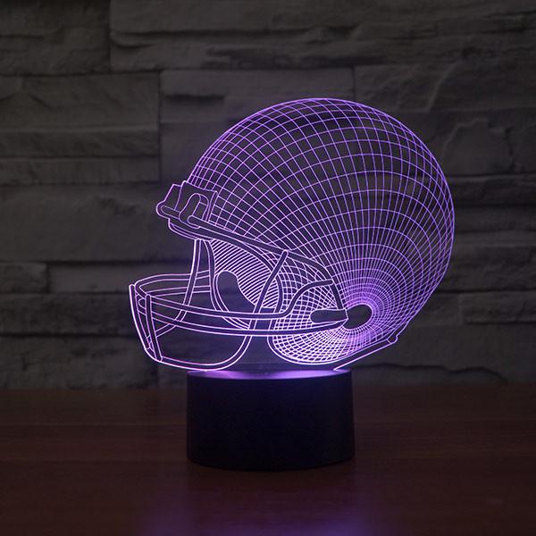 3D Helmet Led Table Lamp