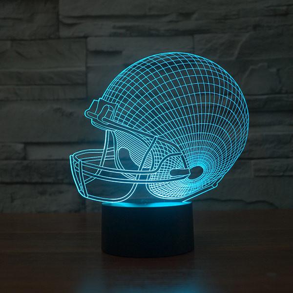 3D Helmet Led Table Lamp
