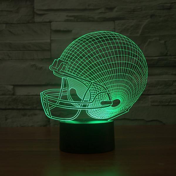 3D Helmet Led Table Lamp
