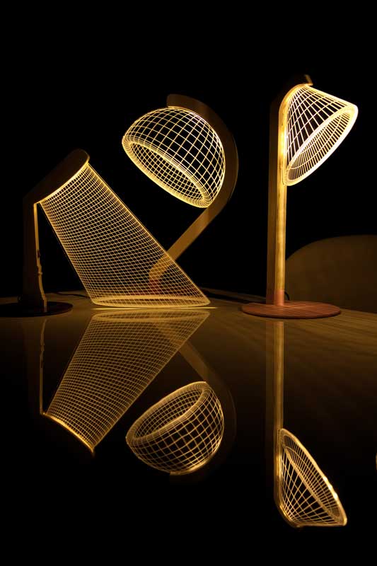 3D Street Design Table Lamp