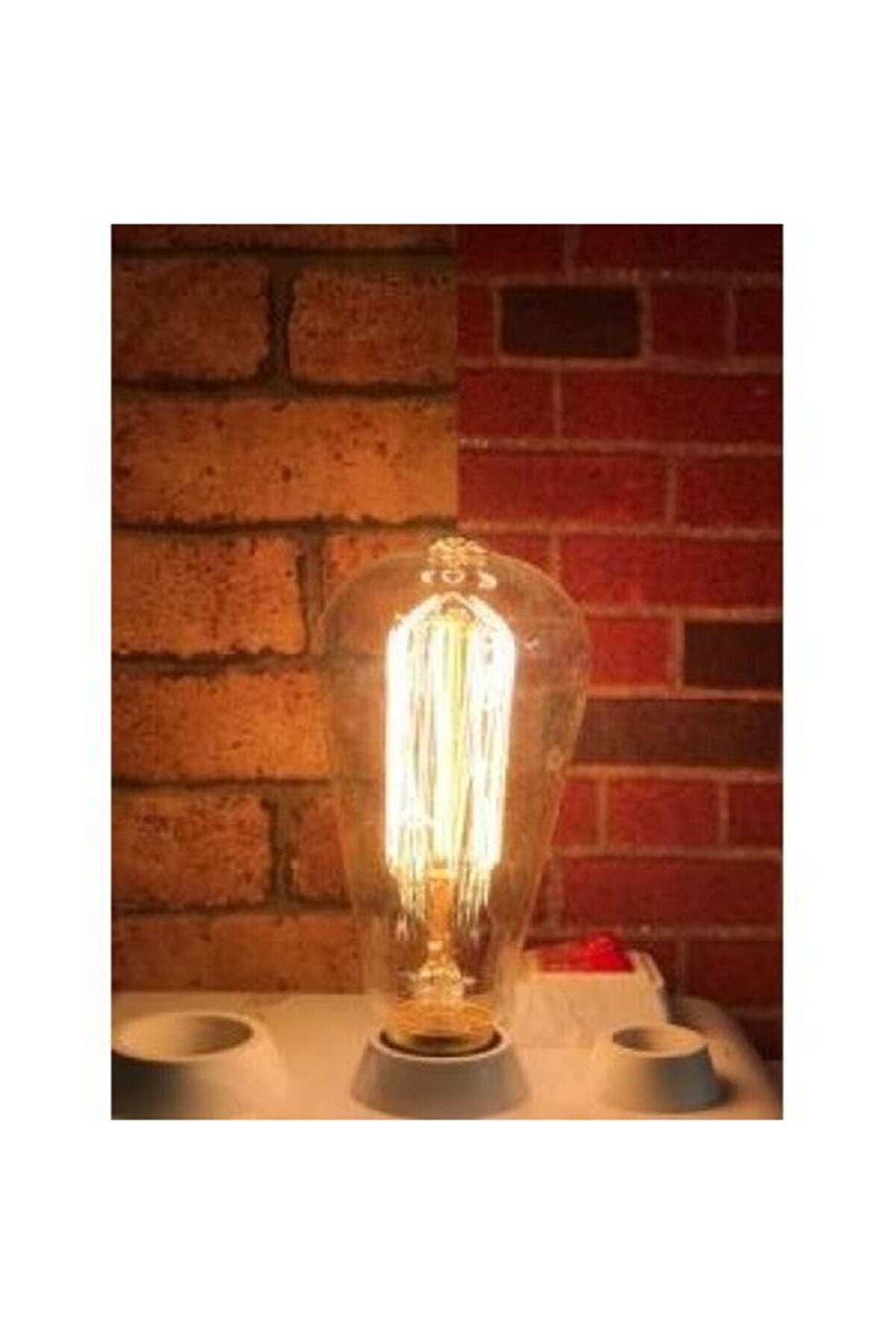 Led Rustic ST64 Bulb with 6W Flemish