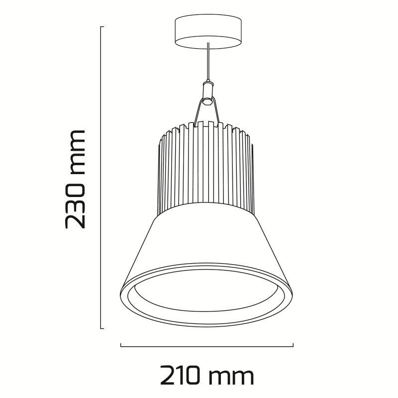 57 Watt Stalactite COB Led Fixtures