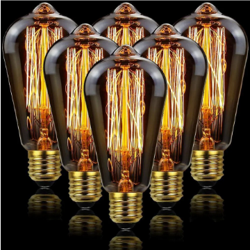 Led Rustic ST64 Bulb with 6W Flemish