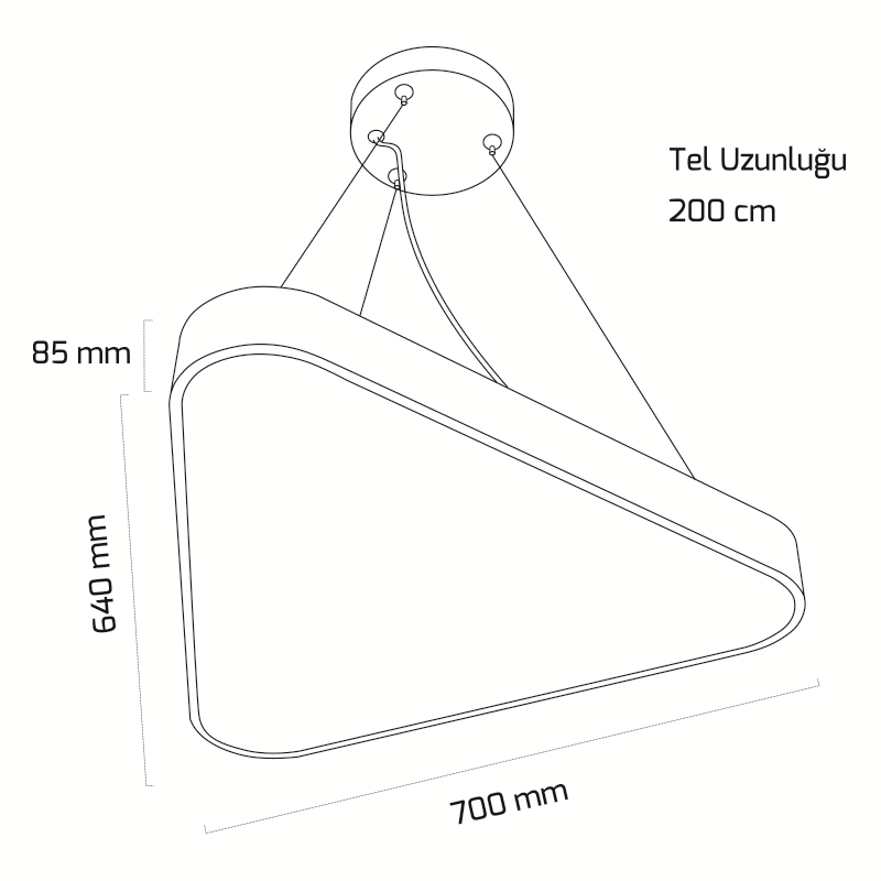 75 Watt Triangle Pizza Pendant Lighting Lighting