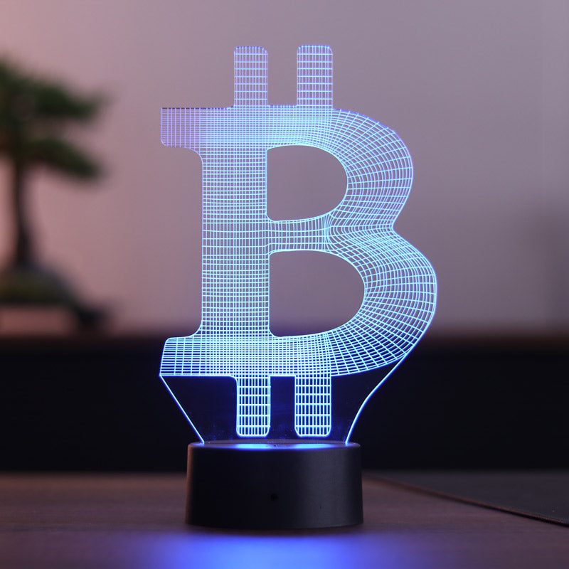 Bitcoin Figured Decorative Gift Led Table Lamp | BYLAMP