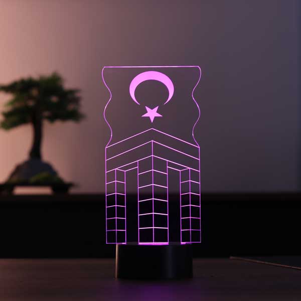 Çanakkale 18 Mart Figürlü Dekoratif Hediye Led Masa Lambası | BYLAMP