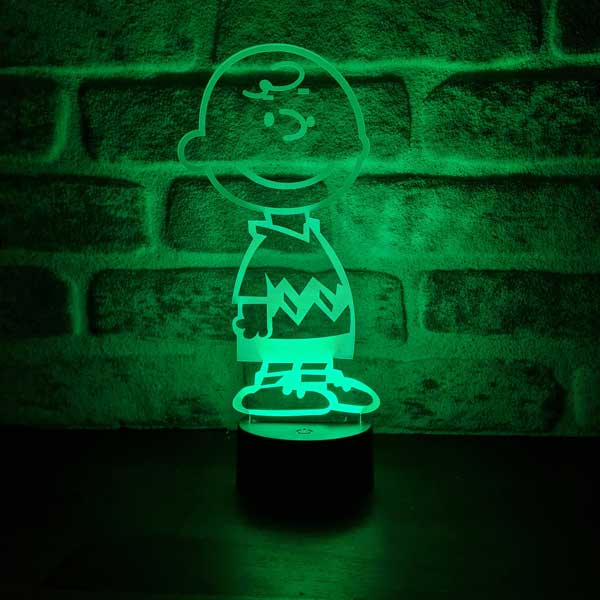 Charlie Brown Figürlü Dekoratif Hediye Led Masa Lambası | BYLAMP