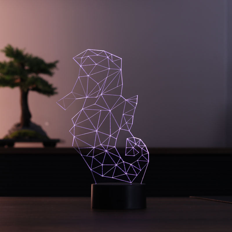 Seahorse 3D LED Night Light