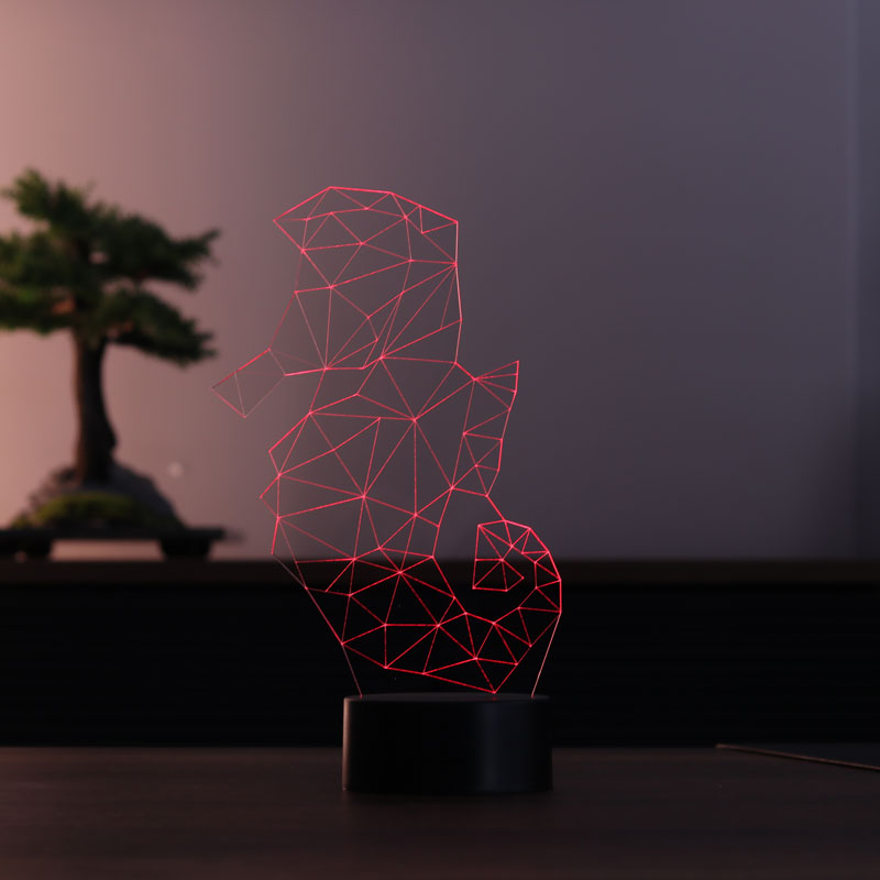 Seahorse 3D LED Night Light