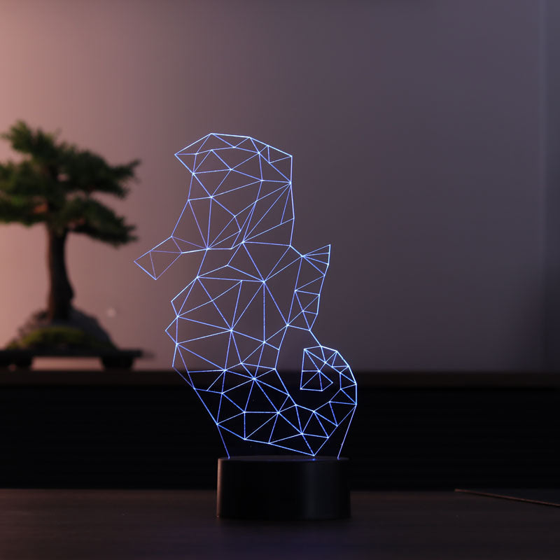 Seahorse 3D LED Night Light