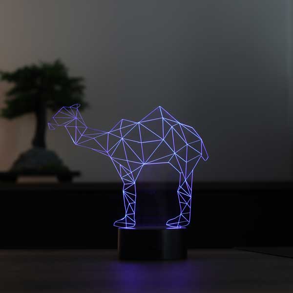 3D Camel Led Night Light