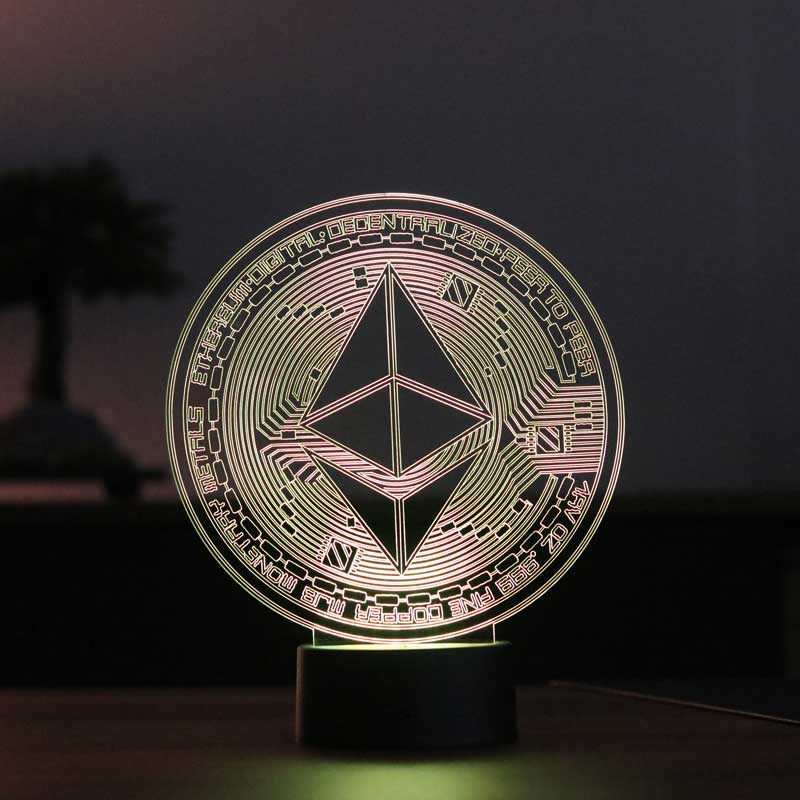 Ethereum Figured Decorative Gift Led Table Lamp | BYLAMP