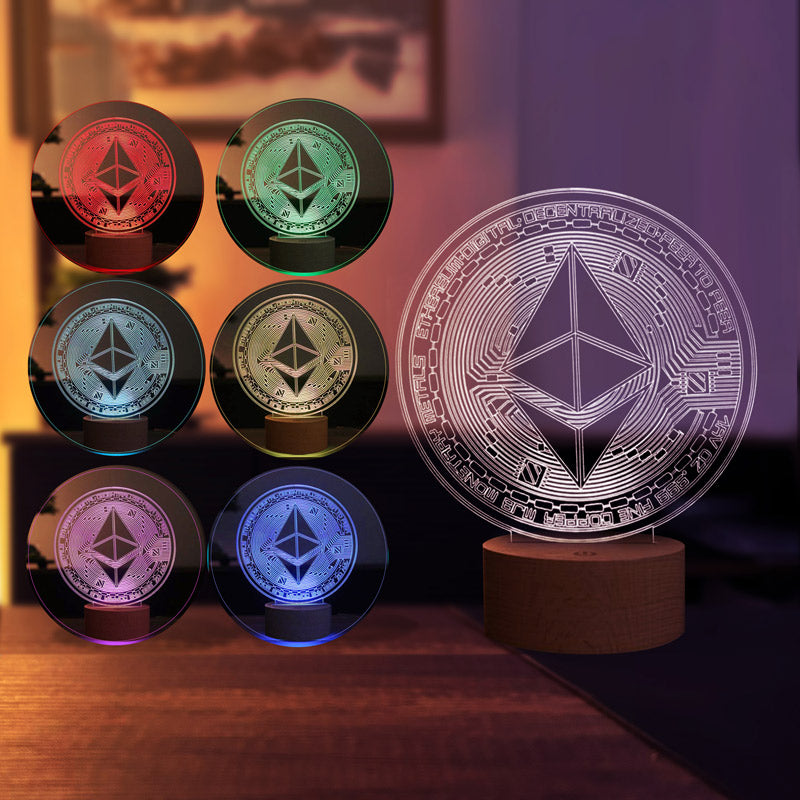 Ethereum Figured Decorative Gift Led Table Lamp | BYLAMP