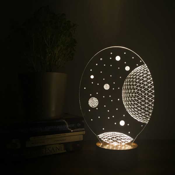 3D Galaxy Lamp