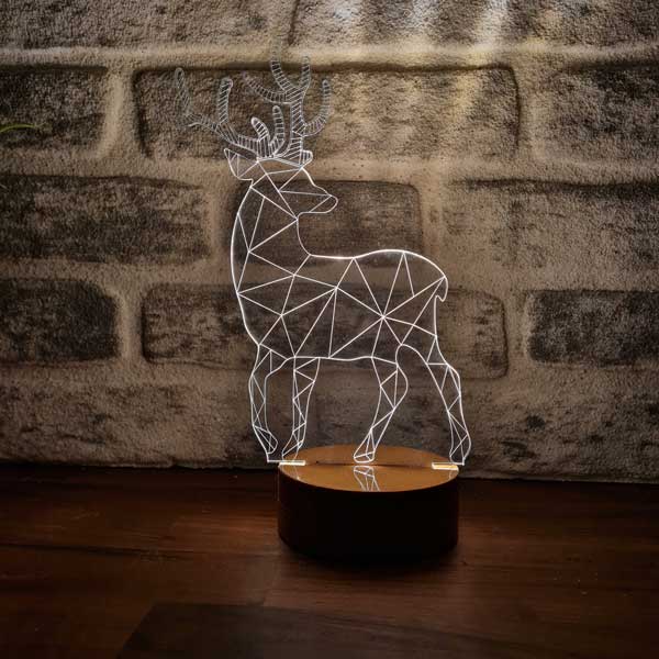 3D Deer Led Table Lamp