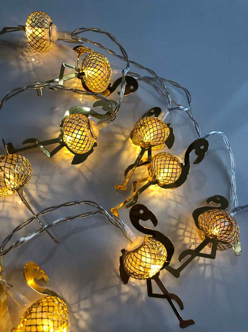 Gold Flamingo Decoration Lights