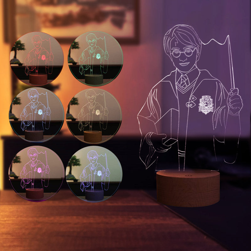 Harry Potter Hogwarts Hediyesi 3 Boyutlu Led Lamba - BYLAMP