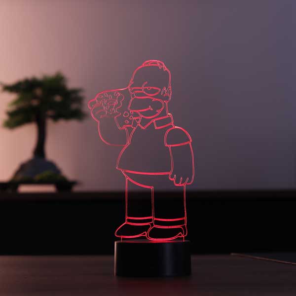 3D Homer Simpson Led Night Light