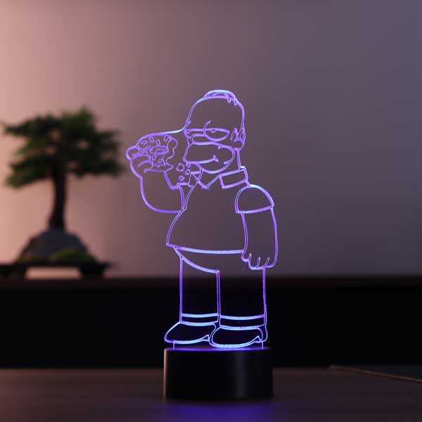 3D Homer Simpson Led Night Light