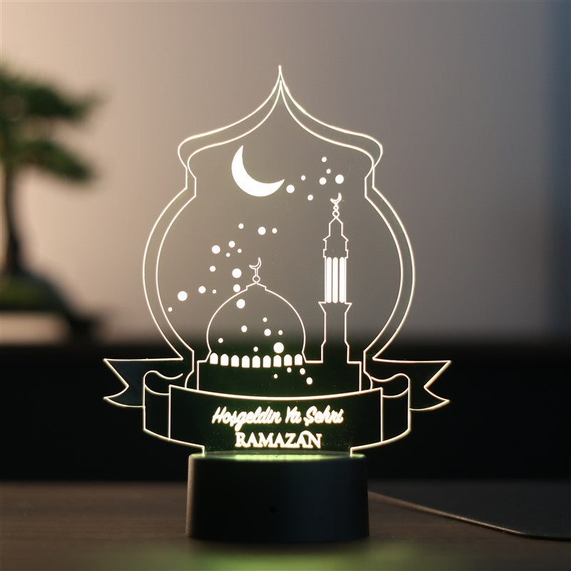 Welcome Ramadan City Figured Decorative Gift Led Table Lamp | BYLAMP