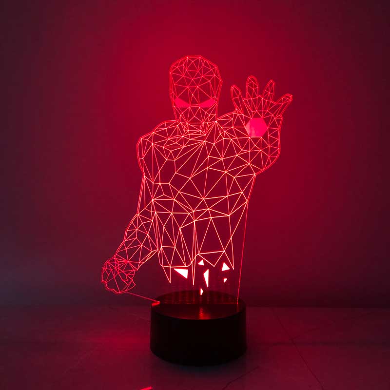 3D Iron Man Led Lamp