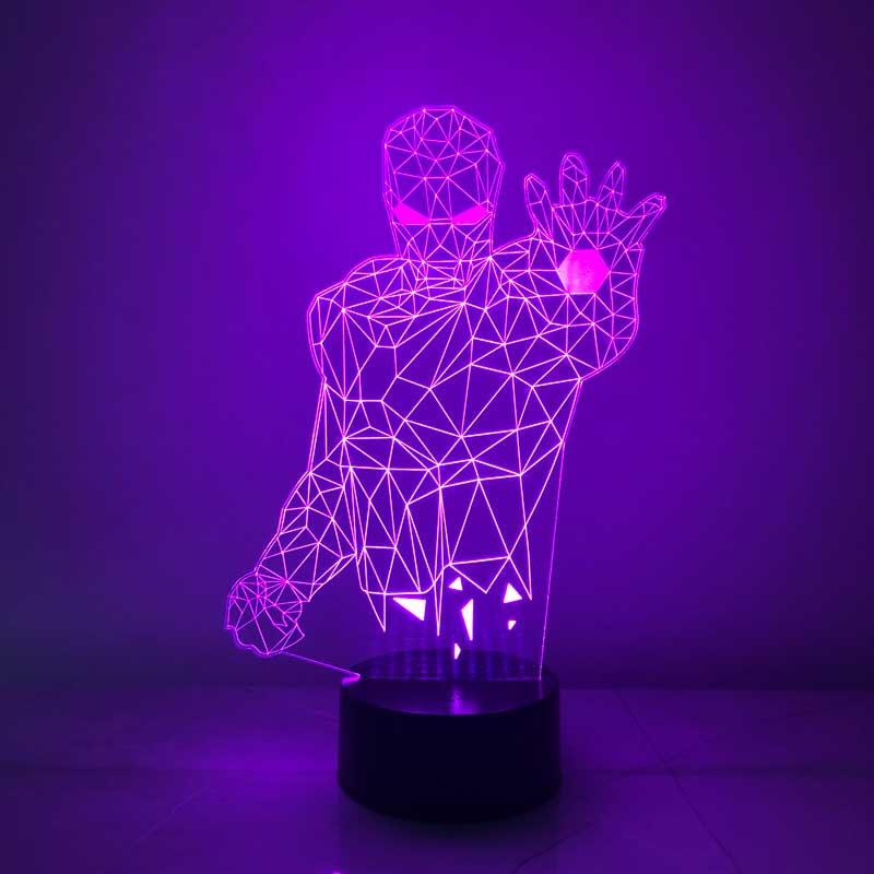 3D Iron Man Led Lamp
