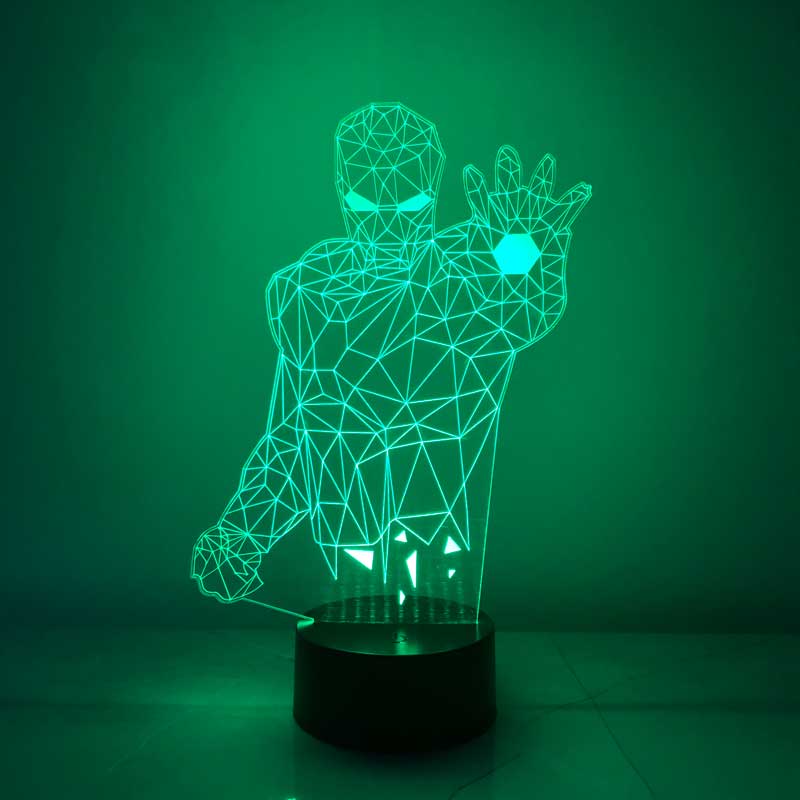 3D Iron Man Led Lamp
