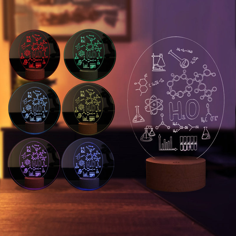Chemistry LED Table Lamp