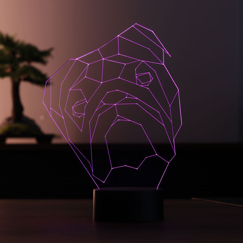 3-D Dog LED Night Light