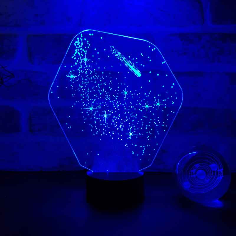 Comet Lamp Design