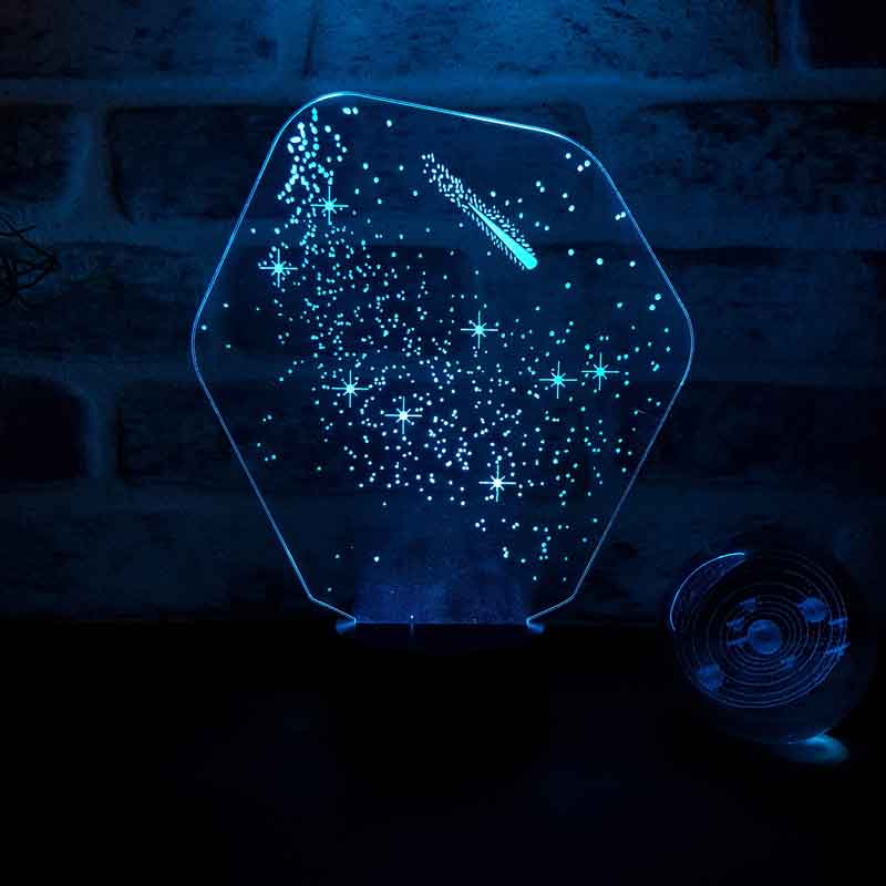 Comet Lamp Design