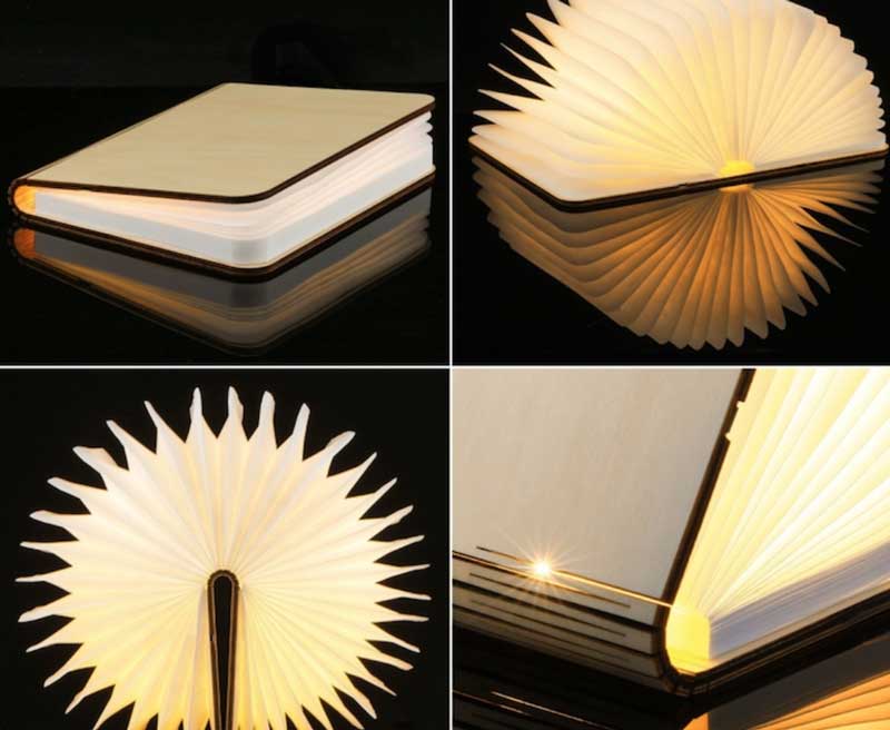 Magic light book led decorative lamp