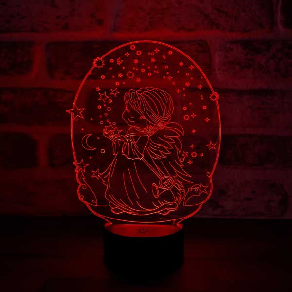 Angel and Star Figured Decorative Gift Led Table Lamp | BYLAMP