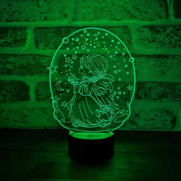Angel and Star Figured Decorative Gift Led Table Lamp | BYLAMP